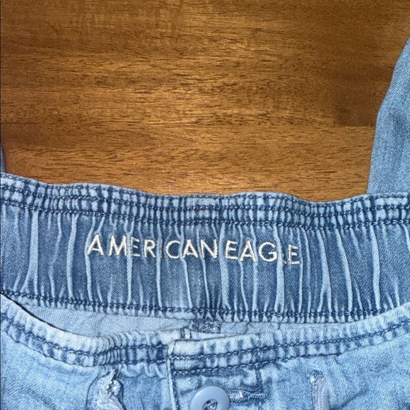 American EagleLight Blue Cargo Jogger Pants - Picture 3 of 8